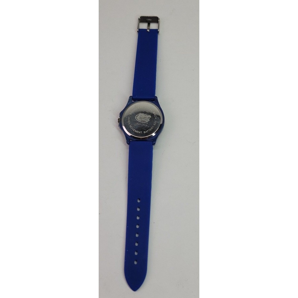 Florida Gators Blue Silicone Band Wrist Watch Crystal Bezel Unisex College Works - Picture 8 of 12